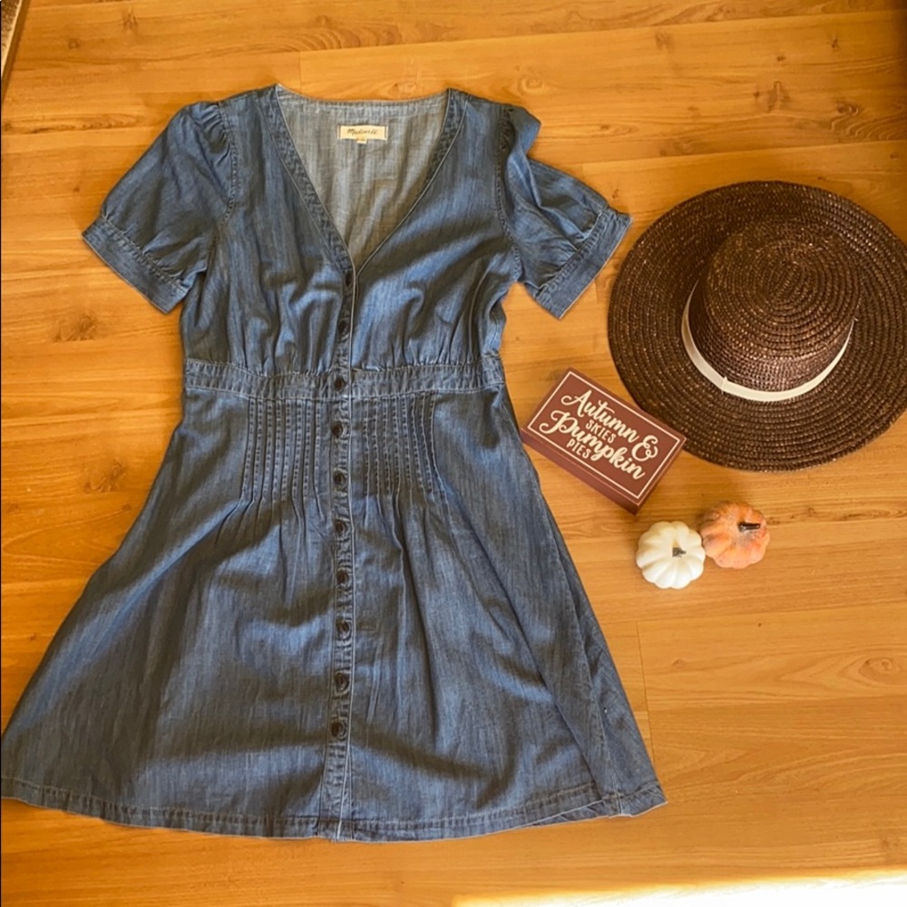 Madewell Blue Denim Dress
